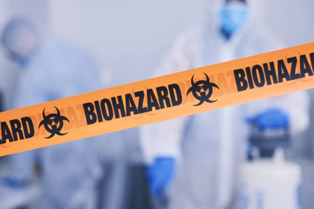 Professional Biohazard technician working in Houston, PA
